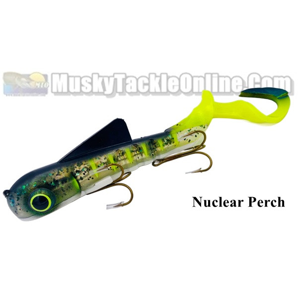 Leurre De Pêche Barfighter 10,5 Cm Double Magnum Firetiger Perch - Pour Sandre Et Brochet
